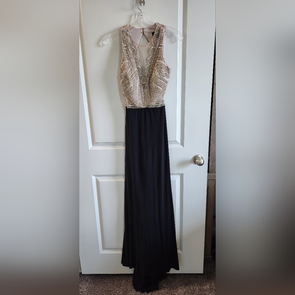 Beaded top prom dress